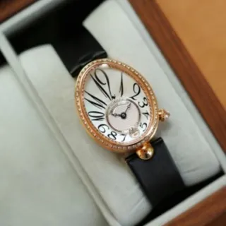 Breguet Reine de Naples 8918BR 36.5mm Rose gold White