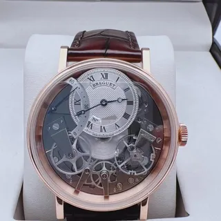 Breguet Tradition 7097BR/G1/9WU 40mm Rose gold Silver