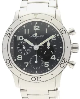 Breguet Type XX 3800ST 39mm Stainless steel Black