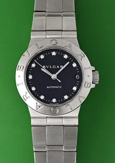 Bulgari Diagono LCV 29 S 29mm Stainless steel Black