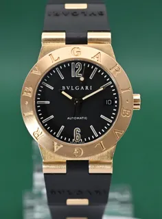 Bulgari Diagono LCV 35 G Yellow gold Black