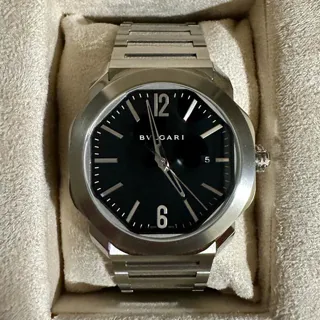 Bulgari Octo 102704 OC41BSSD 41mm Stainless steel Black