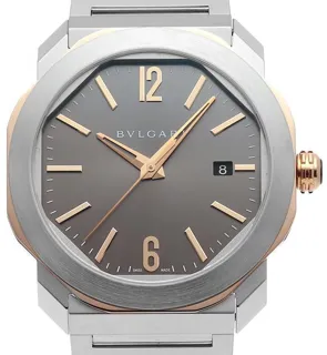 Bulgari Octo 103083 41mm Yellow gold and Stainless steel Gray