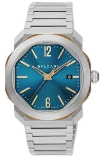 Bulgari Octo OC41C3SPGSDMEA 41mm Stainless steel Blue