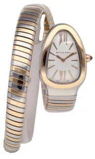 Bulgari Serpenti SP35SPG Yellow gold and Stainless steel White