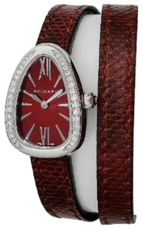 Bulgari Serpenti SPS27C9SDL 27mm Stainless steel Red