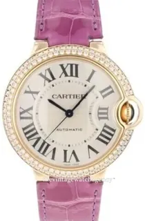 Cartier Ballon Bleu de Cartier WJBB0050 36mm Rose gold White