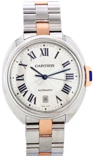 Cartier Clé de Cartier W2CL0002 40mm Rose gold and Stainless steel Silver