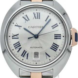 Cartier Clé de Cartier W2CL0002 40mm Rose gold and Stainless steel Silver