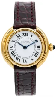 Cartier Ellipse 78091 18k yellow gold White