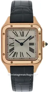 Cartier Santos Dumont WGSA0022 27.5mm Rose gold Silver