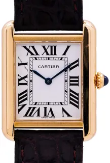 Cartier Tank Solo 3168 Yellow gold and Stainless steel Silver