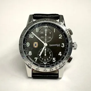 Eberhard & Co. Tazio Nuvolari 31036 43mm Stainless steel Black