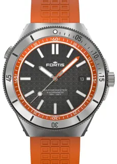 Fortis Marinemaster F8120013 44mm Stainless steel Black