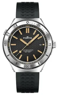 Fortis Marinemaster M-44   ON 44mm Stainless steel Black