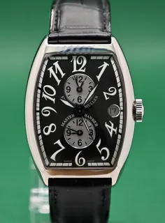 Franck Muller Master Banker 6850 MB 34mm White gold Black