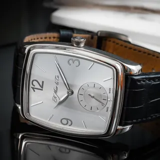 H. Moser & Cie. Henry Double Hairspring 324.607 39mm White gold Silver