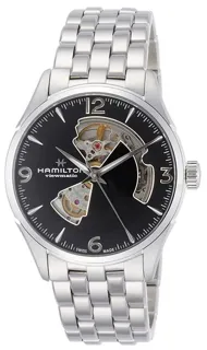 Hamilton Jazzmaster Open Heart H32705131 42mm Stainless steel Black