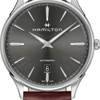 Hamilton Jazzmaster Thinline H38525881 40mm Stainless steel Gray