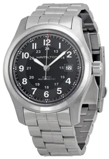 Hamilton Khaki Field H70515137 42mm Stainless steel Black