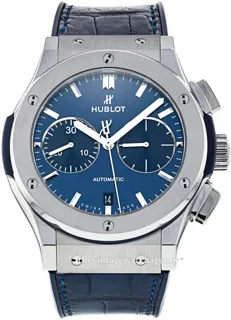 Hublot Classic Fusion 521.NX.7170.LR 45mm Titanium Blue