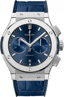 Hublot Classic Fusion 521.NX.7170.LR 45mm Titanium Blue