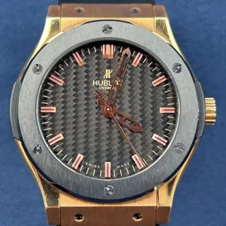 Hublot Classic Fusion 501.PM.1680.RX Rose gold Black