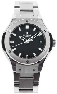 Hublot Classic Fusion 568.NX.1470.NX 33mm Titanium Black