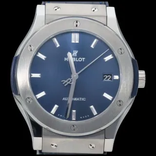 Hublot Classic Fusion Titanium Blue