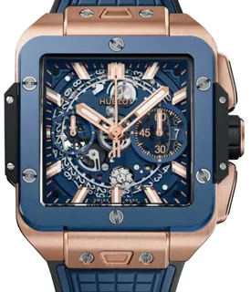 Hublot Square Bang 821.OL.5180.RX 42mm Ceramic Skeletonized