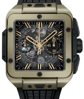 Hublot Square Bang 821.MX.0130.RX 42mm Yellow gold Skeletonized