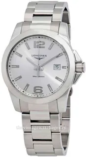 Longines Conquest L3.759.4.76.6 41mm Stainless steel Silver