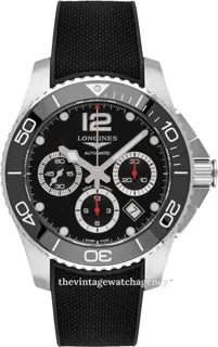 Longines HydroConquest L38834569 Stainless steel Black