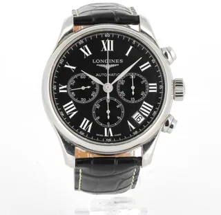 Longines Master Collection L2.693.4 44mm Stainless steel Black