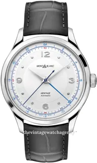 Montblanc Heritage 119948 brushed/polished steel Silver