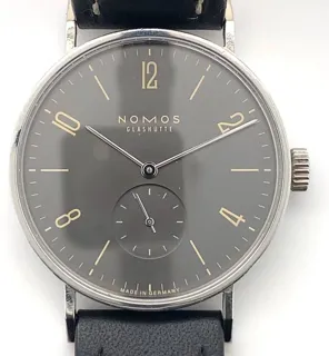 NOMOS Tangomat Ruthenium 603 38mm Stainless steel Black