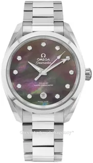 Omega Aqua Terra 220.10.38.20.57.001 38mm Stainless steel Gray