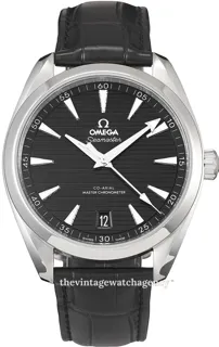 Omega Aqua Terra 220.13.41.21.01.001 41mm Stainless steel Black