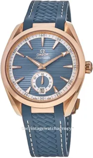 Omega Aqua Terra 220.52.41.21.03.002 41mm Sedna gold Blue