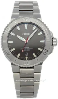 Oris Aquis Date 01 733 7730 4153-07 8 24 05PEB Stainless steel Gray