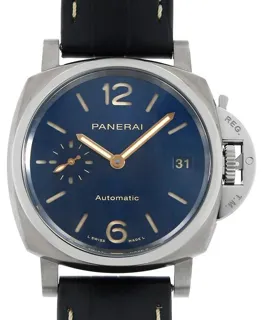 Panerai Luminor Due PAM 00926 38mm Titanium Blue