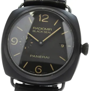 Panerai Radiomir Black Seal 3 Days Aut PAM 00505 45mm Ceramic Brown