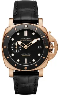 Panerai Submersible PAM 00974 42mm Rose gold Black