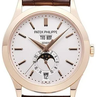 Patek Philippe Annual Calendar 5396R-011 38.5mm Rose gold Silver