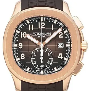 Patek Philippe Aquanaut 5968R-001 42mm Rose gold Brown