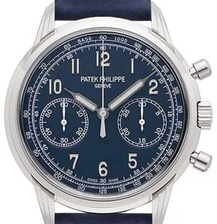 Patek Philippe Chronograph 5172G-001 41mm White gold Blue