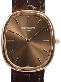 Patek Philippe Golden Ellipse 3738/100R-001 31mm Rose gold Brown