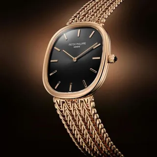 Patek Philippe Golden Ellipse 5738/1R-001 34.5mm Rose gold Golden