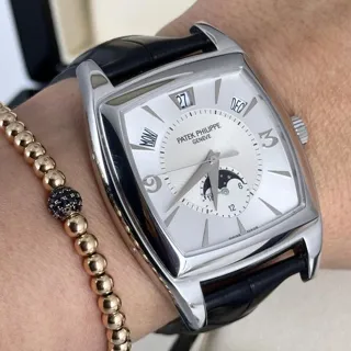 Patek Philippe Gondolo 5135G 38mm White gold Silver