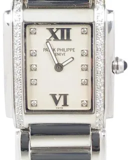 Patek Philippe Twenty~4 4910/10A-011 25.5mm Stainless steel White